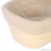 Jeteven 12 inch Banneton Bread Proofing Basket with Liner Oval Perfect Brotform Proofing Rattan Basket for Making Beautiful Bread - B078BHFNBM